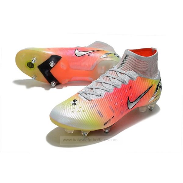 Nike Mercurial Superfly Elite SG PRO AC Blanco Rojo Plata